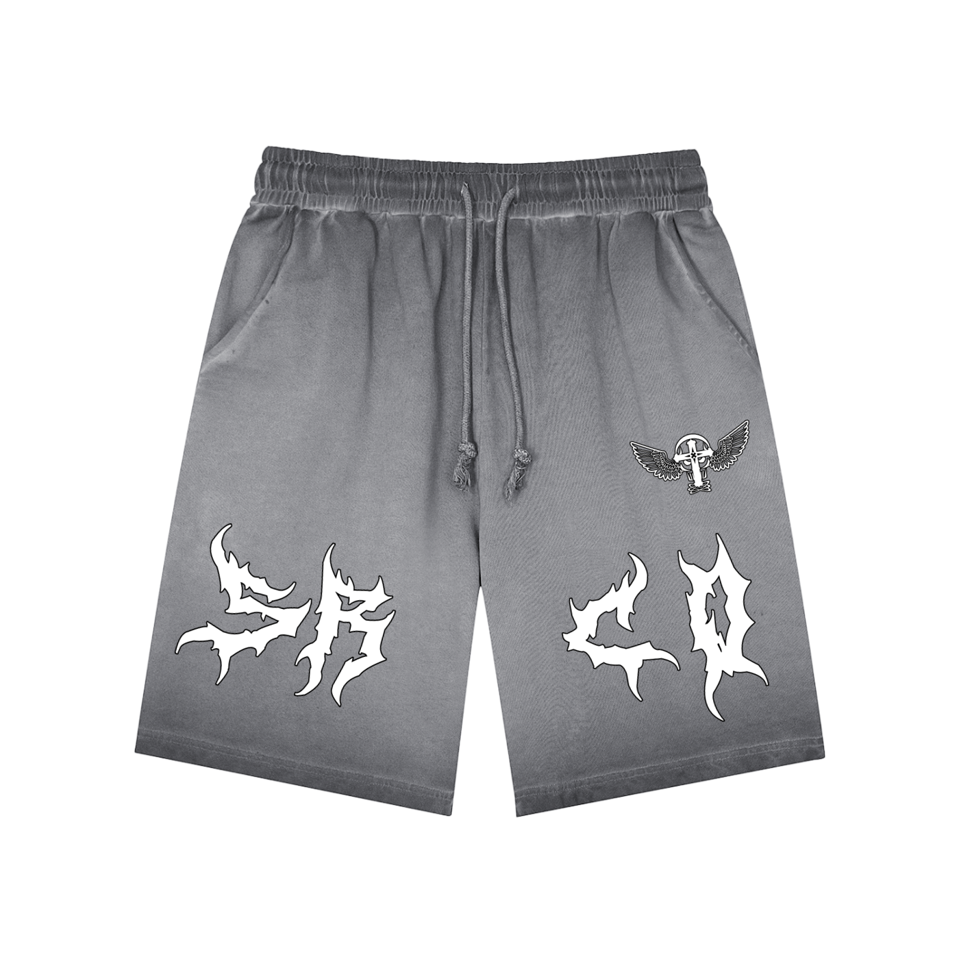 Silent Rebel™ "SRCO" Reverse Dyed Sweat Shorts