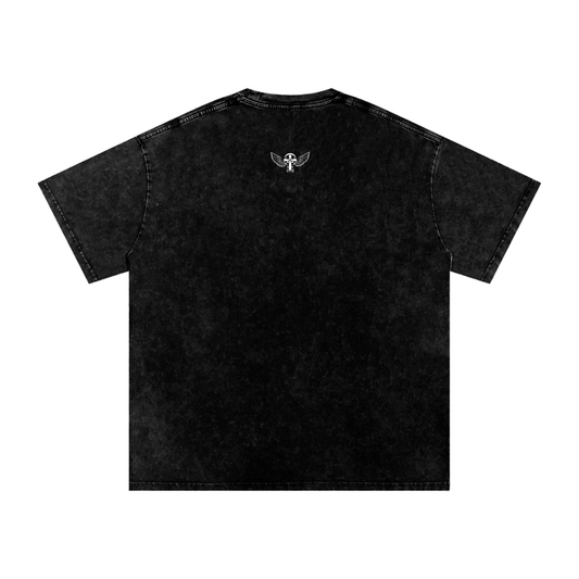 Silent Rebel™ "Mushroom Creatures" Acid Wash Tee