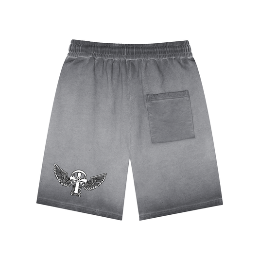 Silent Rebel™ "SRCO" Reverse Dyed Sweat Shorts