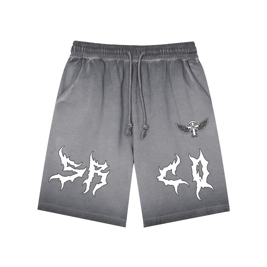 Silent Rebel™ "SRCO" Reverse Dyed Sweat Shorts