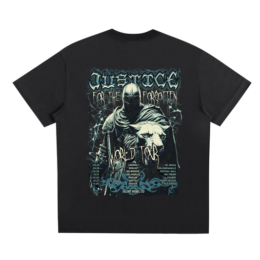 Silent Rebel™ "Justice World Tour" Sorona Quick-Dry Cooling T-shirt