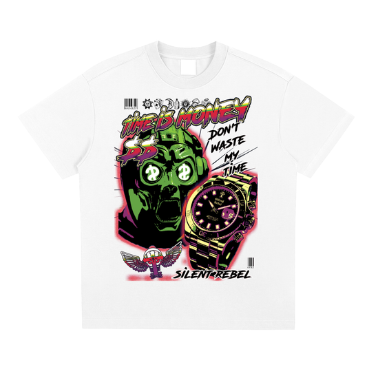 Silent Rebel™ "Time is Money" Quick-Dry T Shirt